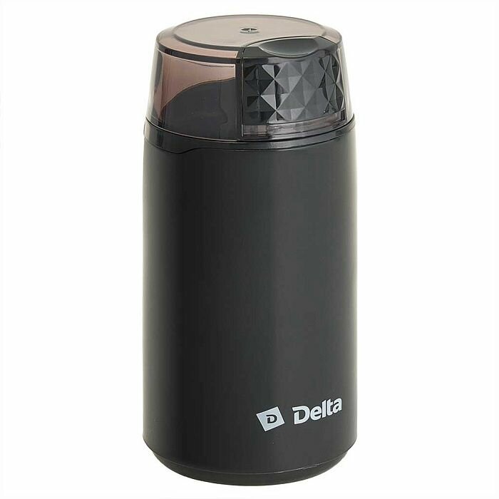 Кофемолка Delta DL-5600 электрическая нож из нержавеющей стали черная
