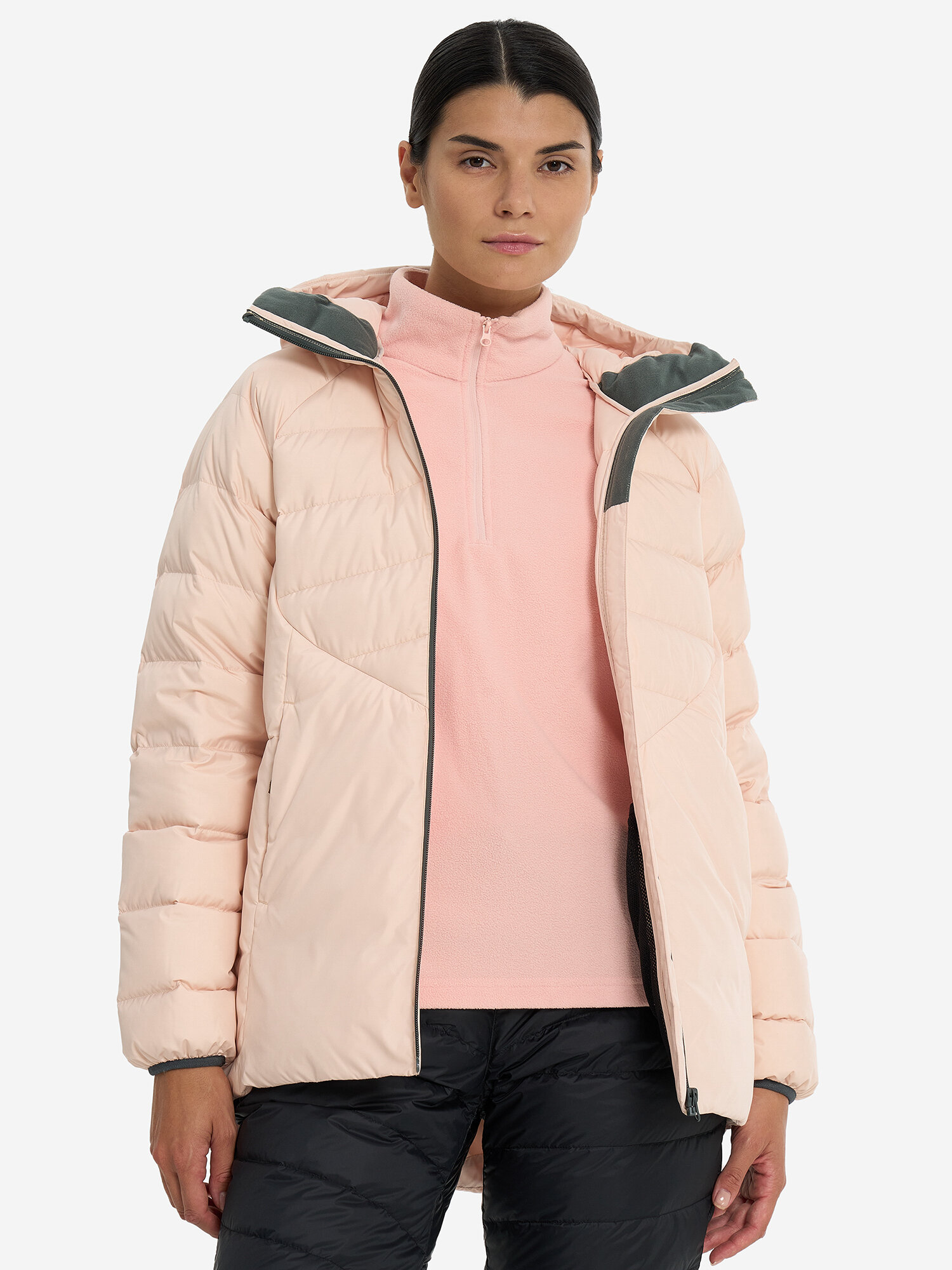 Пуховик Northland Professional Hongar Women's Hiking Down hybrid Jacket, размер 50/52, светло-бежевый