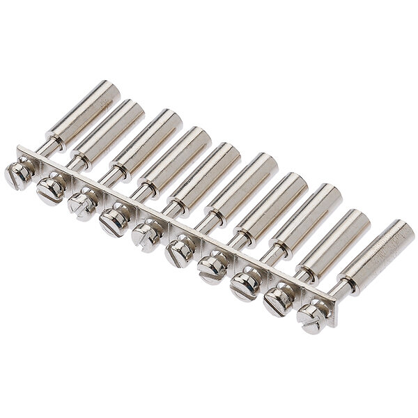 Блок перемычек FP1-4 винтовых на 10 полюсов для клемм 4мм2 (4 шт. в комплекте)