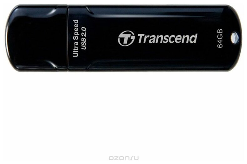 Флеш-память Transcend JetFlash 700, 64Gb, USB 3.1 G1, чер, TS64GJF700 — фото 1