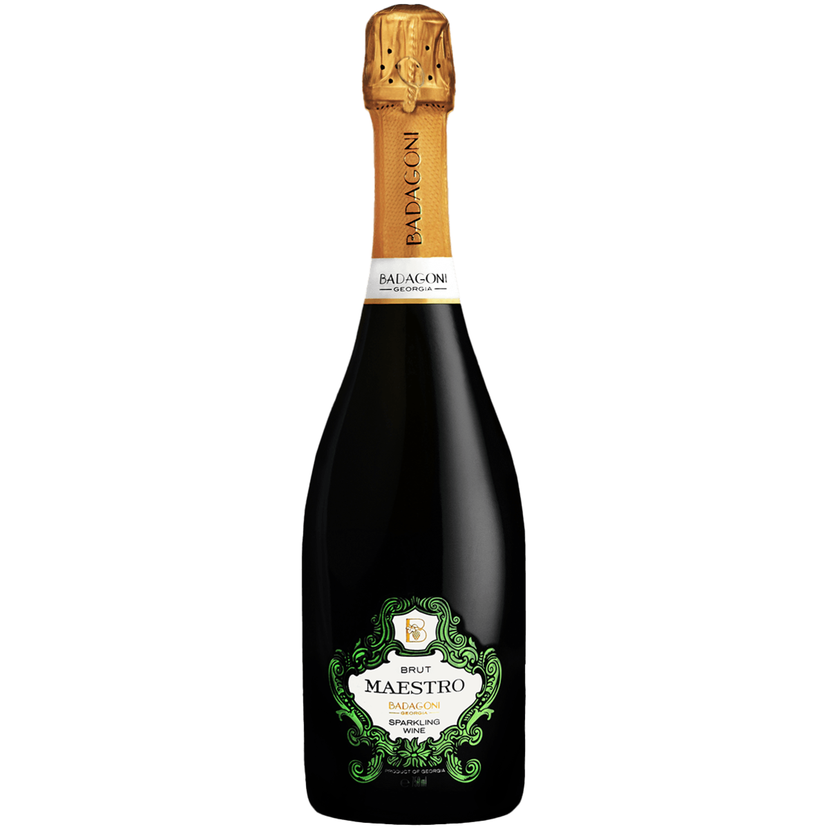 Вино игристое Badagoni Maestro Brut белое брют 0,75 л