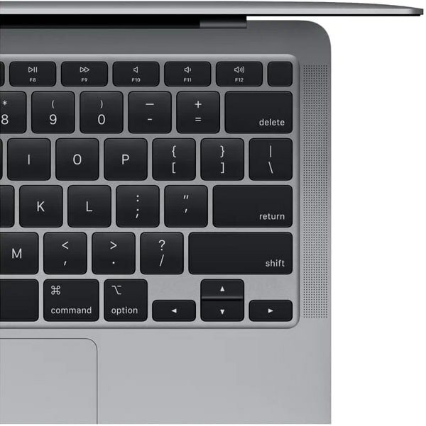 13.3" Ноутбук Apple MacBook Air 13 Apple M1 3.2 ГГц, RAM 8 ГБ, SSD 256 ГБ, Apple graphics 7-core, MGN63, серый космос, Русская клавиатура — фото 1