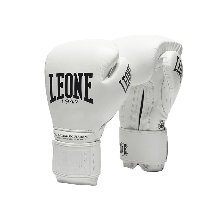 Боксерские перчатки Leone 1947 The Greatest GN111 White (12 унций)