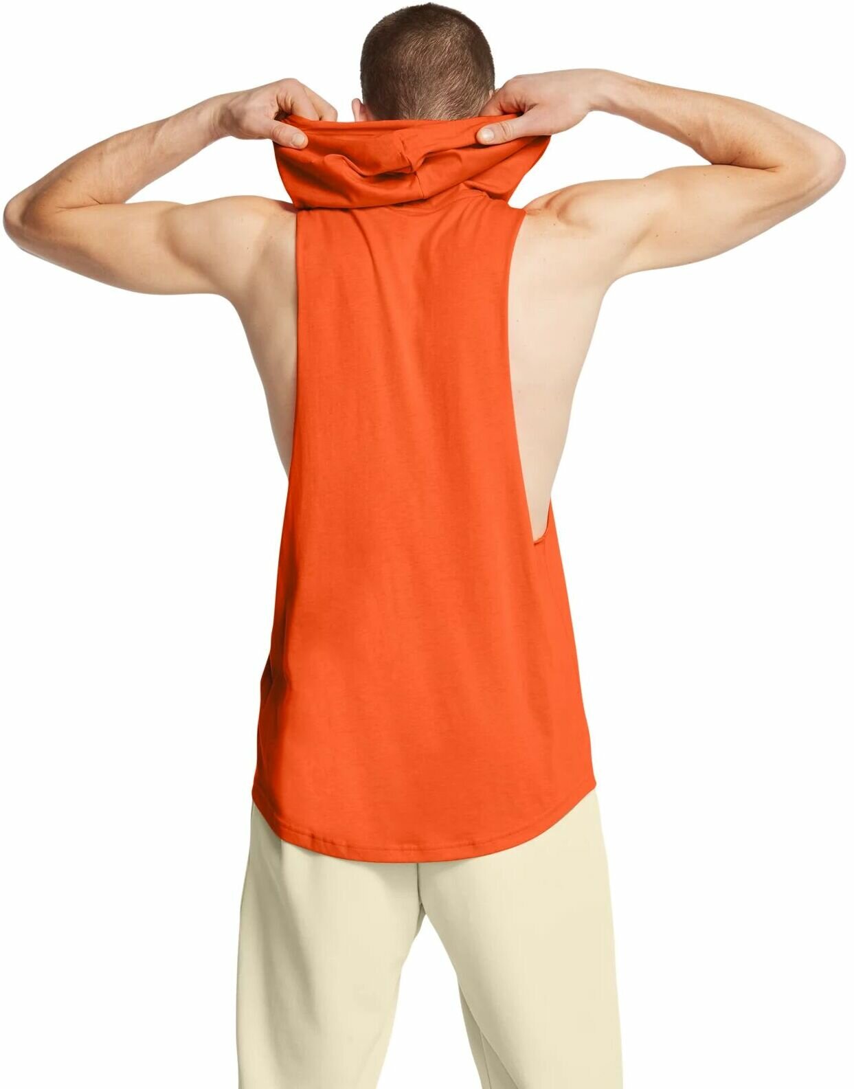 Худи спортивное Under Armour UA PJT RCK SL HD PAYOFF, размер SM, , оранжевый — фото 1