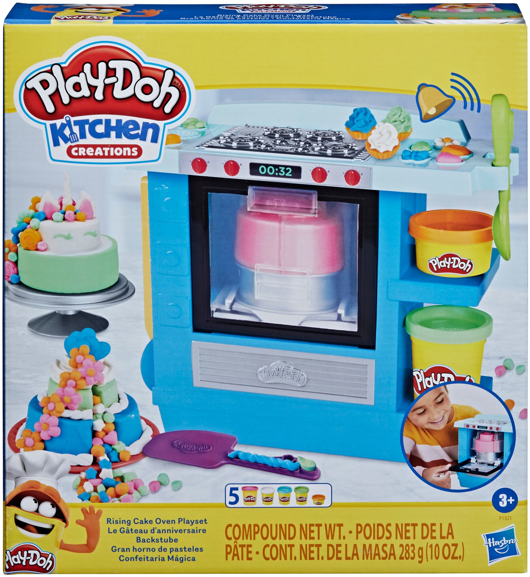 Масса для лепки Play-Doh Праздничная вечеринка (F1321), разноцветный, 5 цв, 1000 г
