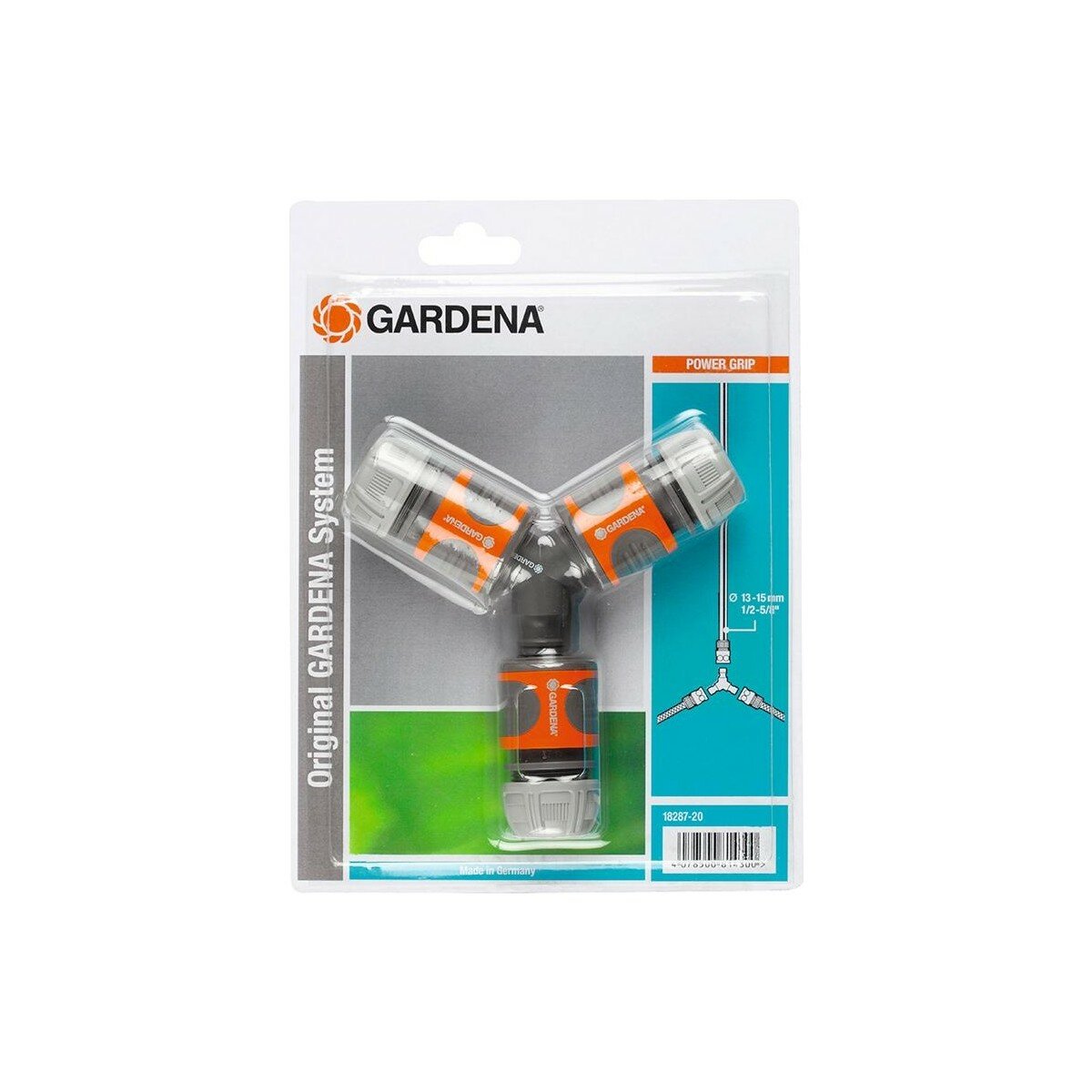 Тройник GARDENA с коннекторами 1/2
