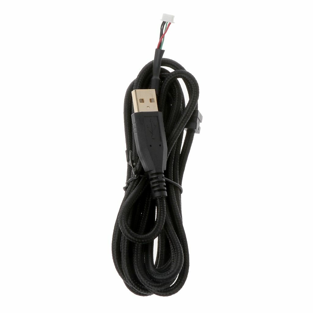 Позолоченный прочный нейлоновый плетеный шнур, запасной провод для USB-кабеля мыши BlackWidow X Chroma