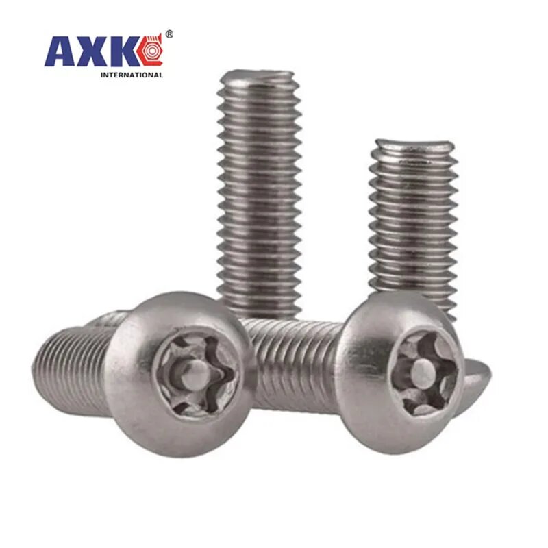OLOEY Торкс винты с штифтом 10/50 шт М3-М6 нержавеющая сталь 50pcs M4x12mm