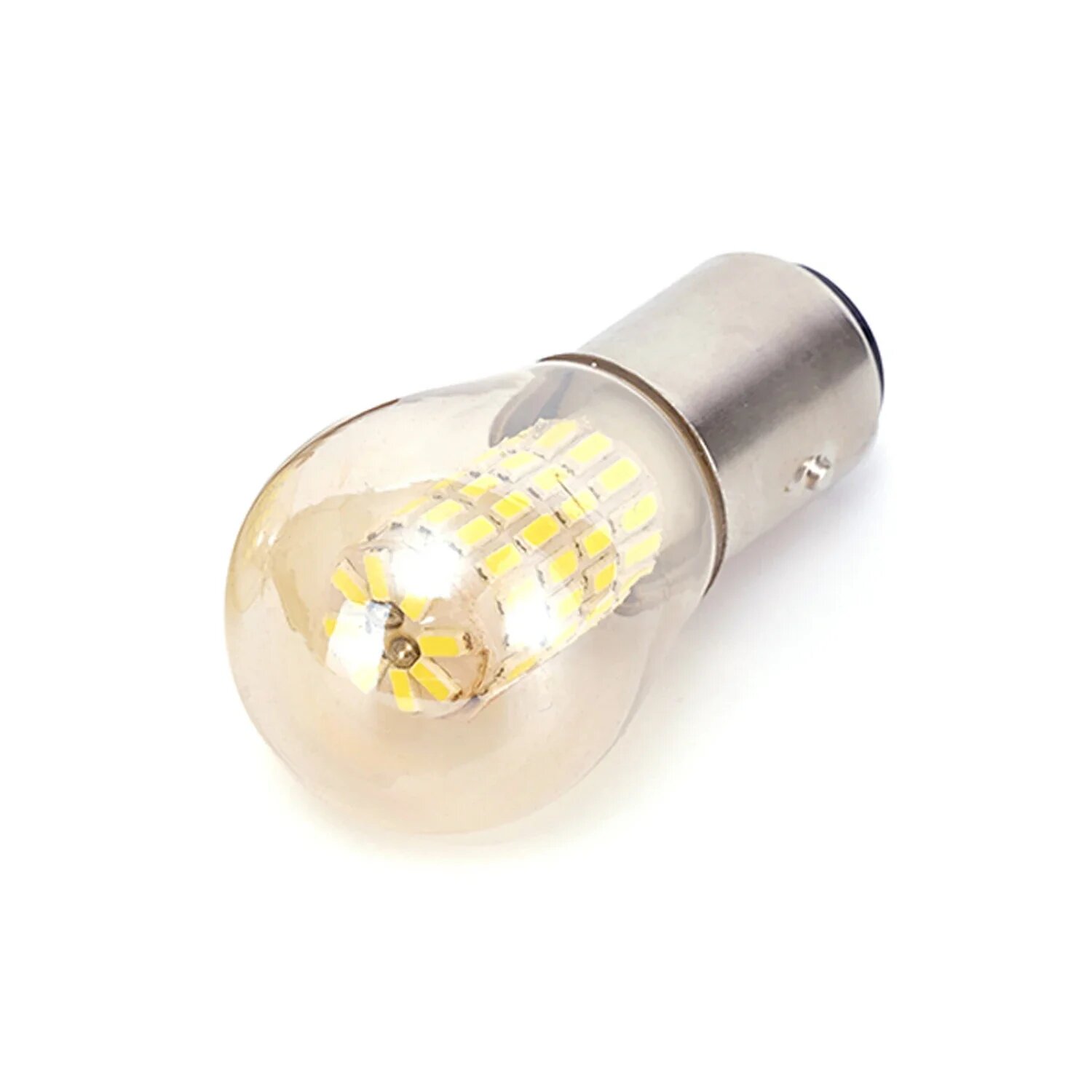 1x 12-24 В P21w Led 1157 1156 Высокая яркая автомобильная лампа S25 Лампа Ba15s Bay15d Синальная лампа для авто Белая Прямая доставка Поддержка, Белый, 1157 BAY15D P21/5 Вт