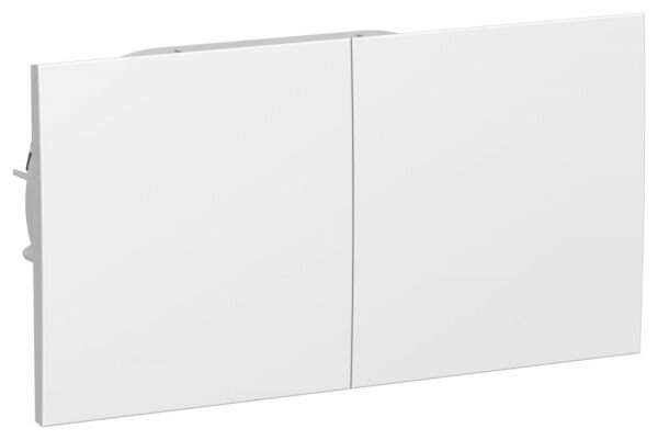 3 шт. Systeme Electric AtlasDesign Лотос Розетка двойная с/з со штор. со сдвиж. крышк, 16А, в сборе, ATN001328