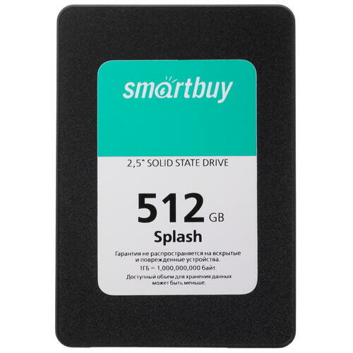 512 ГБ 2.5" SATA накопитель Smartbuy Splash [SBSSD-512GT-MX902-25S3]