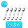 Предохранитель 0.65A для СВЧ, 5 штук