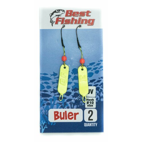 Булеры рыболовные Best Fishing Neon, #10, 3 гр, цвет лимонный UV