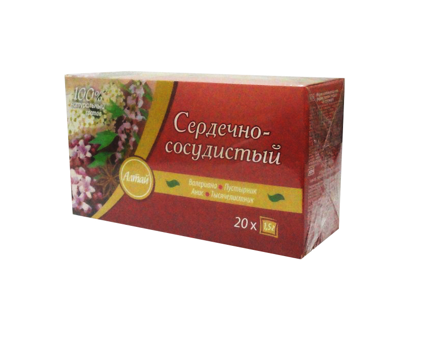 Картинки Сбор трав Сердечно-сосудистый, 20 фильтр-пакетов (фирма Кима) (производство Алтай)