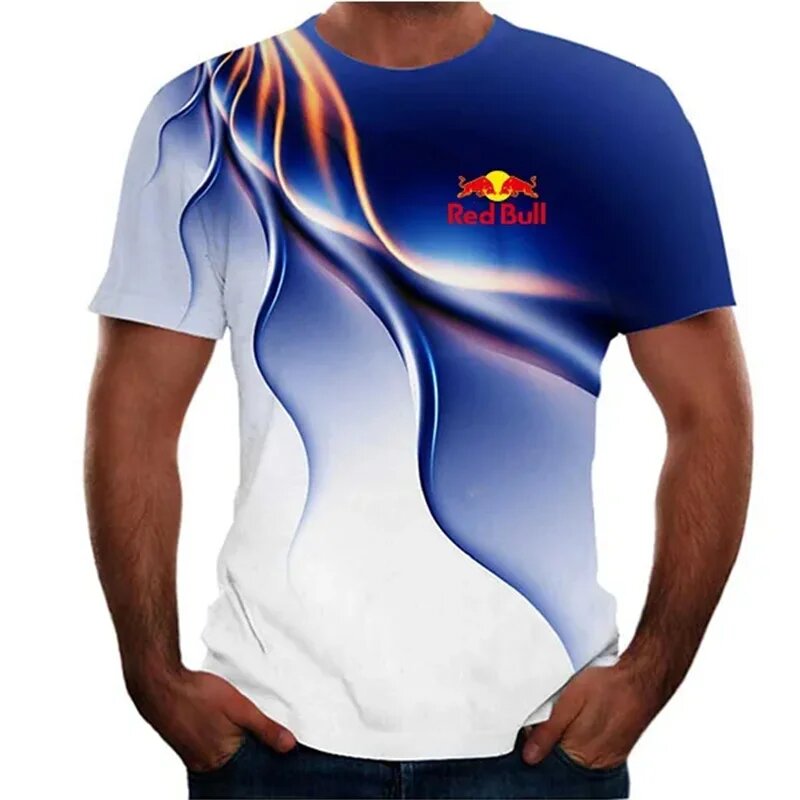 Футболка Red Bull, размер M, темно-синий