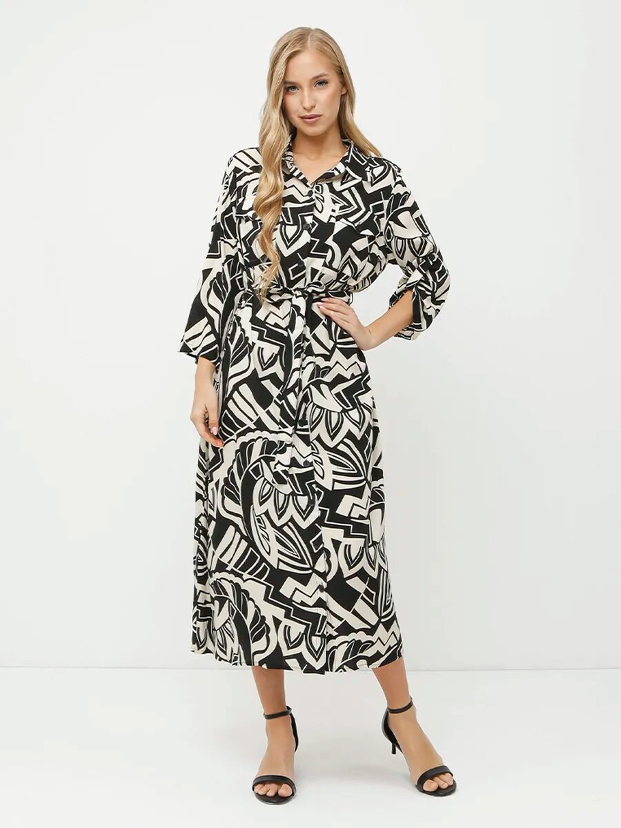 Платье FABRETTI Весна-Лето 2025, размер 48, черный