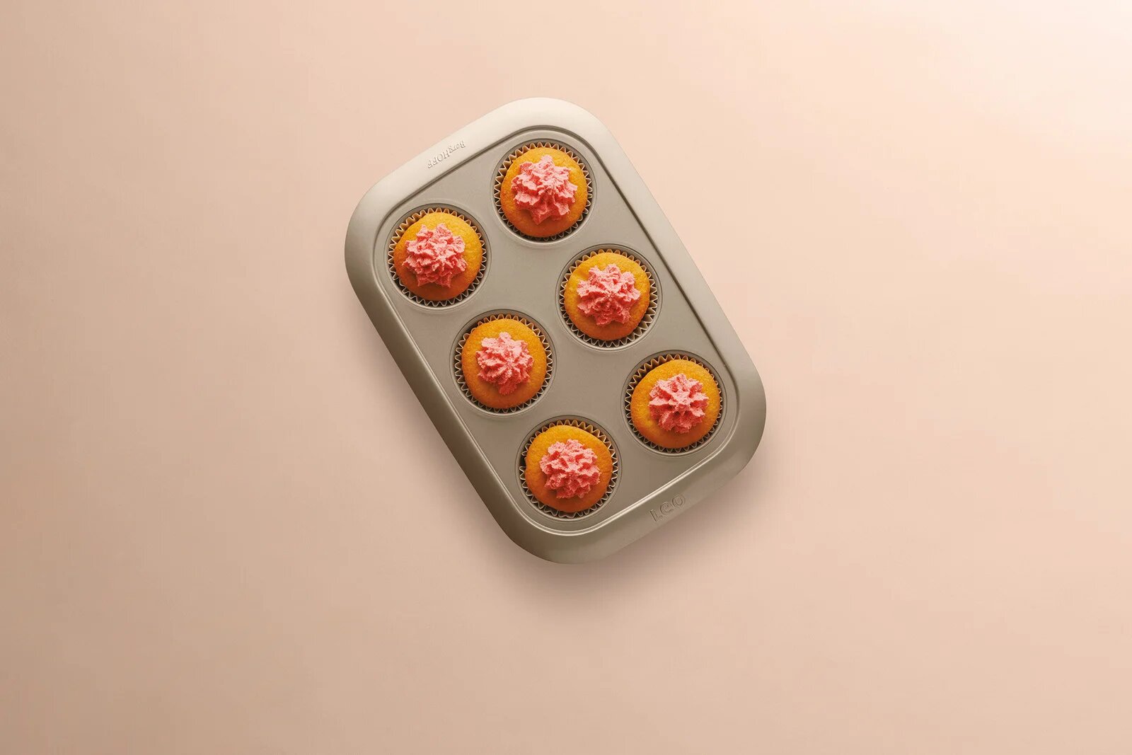 Форма BergHOFF Balance, для кексов, 6 чашек, антипригарное покрытие, сталь — фото 1