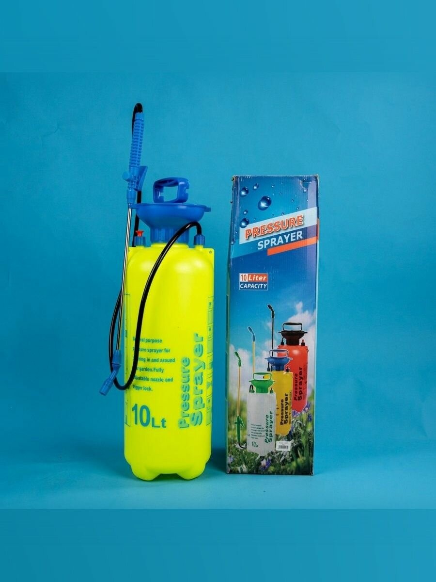 Опрыскиватель помповый садовый на ремне 10 литров