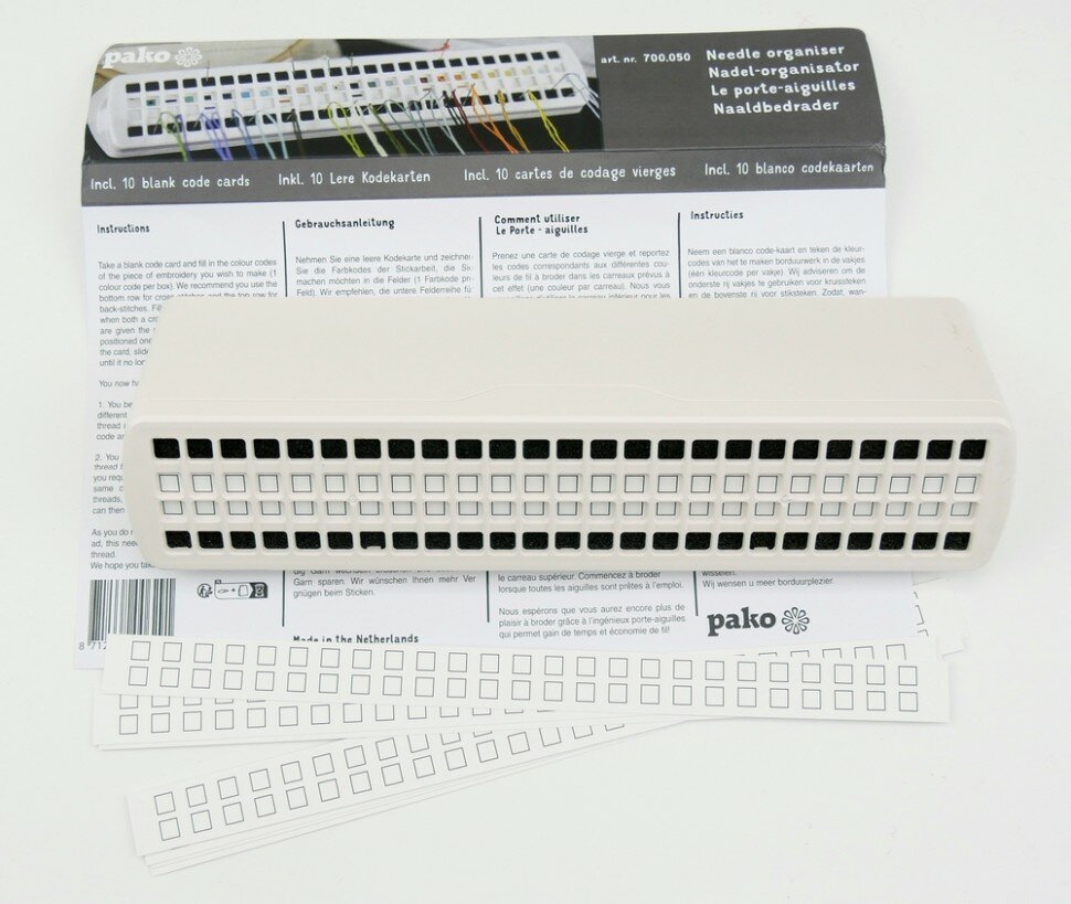 Pako #700.050 Органайзер для игл, 26 х 6 х 6 см