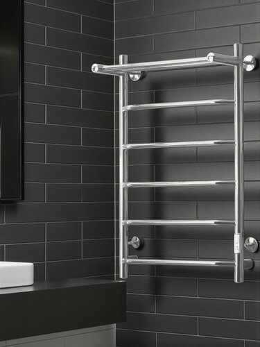 Изображение товара Полотенцесушитель электрический TermoPrime 500мм 800 мм подключение универсальное: слева/справа/скрытое/шнур с вилкой