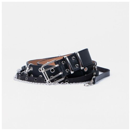 фото Ремень, ширина 5 см, цвет чёрный inhome2.0