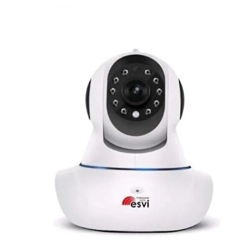IP камера видеонаблюдения. PTZ IP-видеокамера ESVI EVC-WIFI-ES10 Миниатюрная, поворотная WiFi видеокамера с функцией P2P, 1.0 Мп