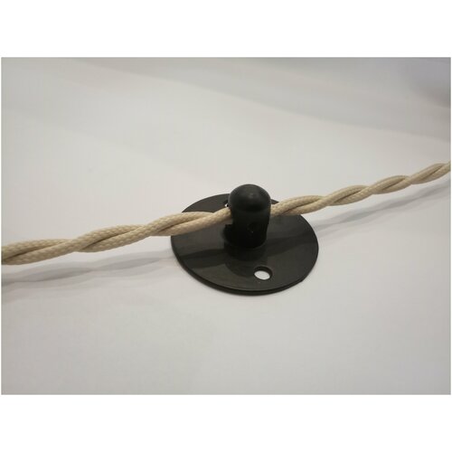 Крепеж для провода потолочный металл черный 499₽