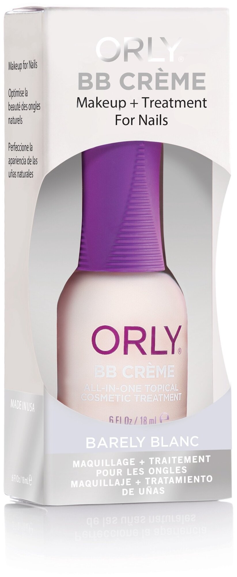 ORLY Make up для ногтей BB Creme Barely Blanc , 18мл