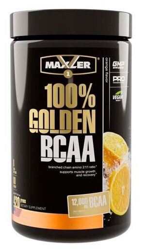 Без ароматизатора Maxler 100% Golden BCAA 420 гр (Maxler)