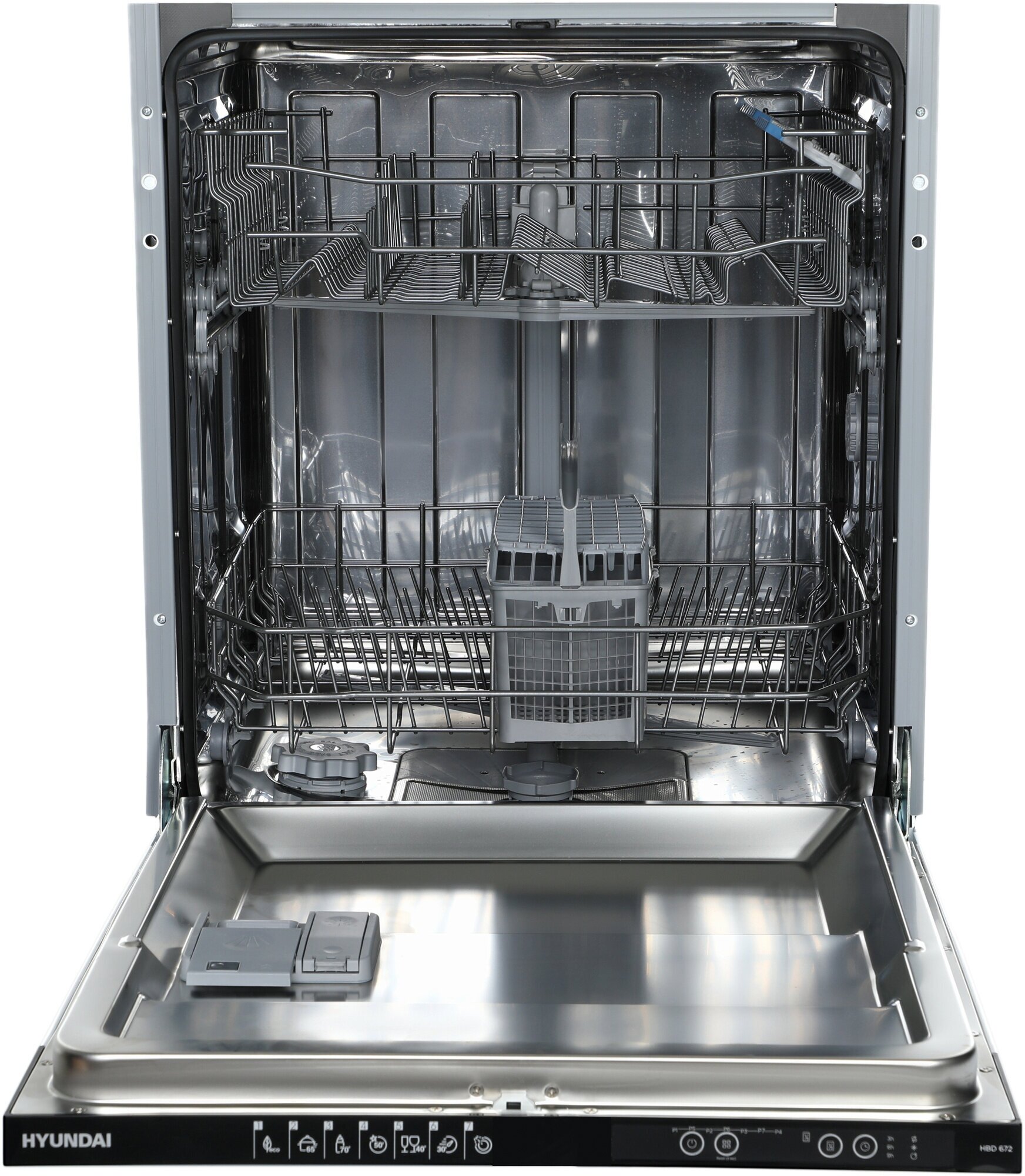Посудомоечная машина встраиваемая Hyundai HBD 672 полноразмерная - фотография № 6