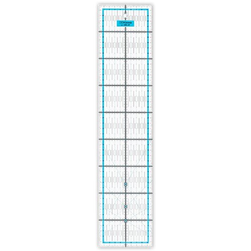 Gamma Линейка для пэчворка QRL-07 10x45 см прозрачный 10 см 45 см 0.3 см