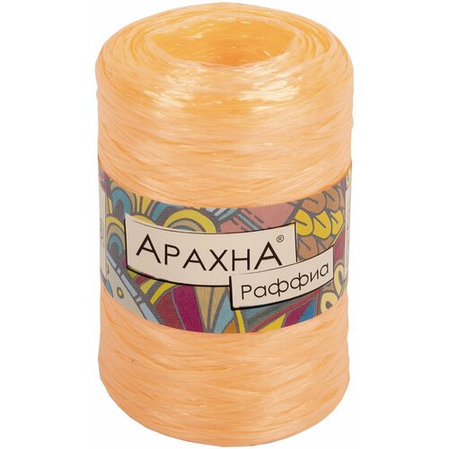 Пряжа ARACHNA Raffia 100% полипропилен 5 шт. х 50 г 200 м №14 персиковый