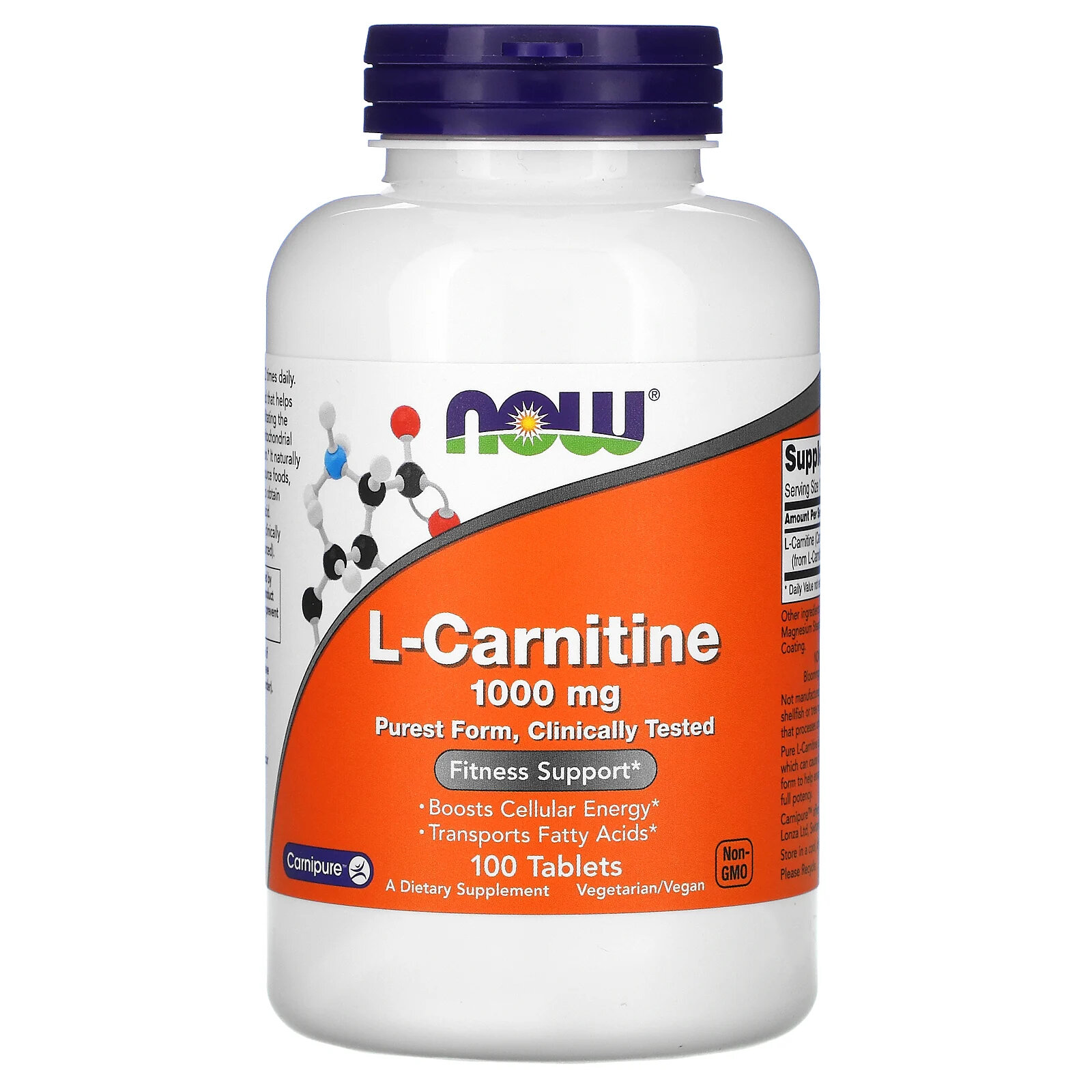 Now L-Carnitine (1000 мг) 100 таблеток