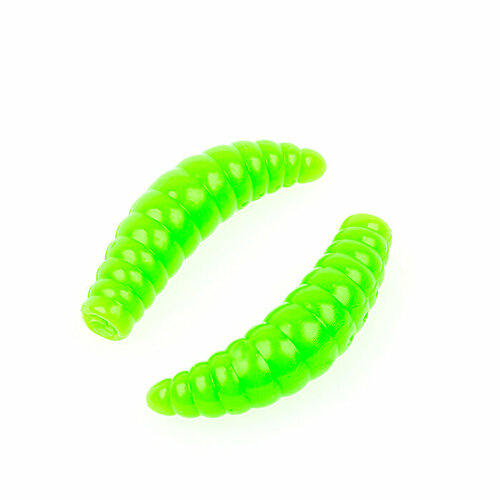 Силиконовая приманка на форель Akara Trout Time Maggot 1,3 Сыр 33мм. (12 шт.), цвет 452