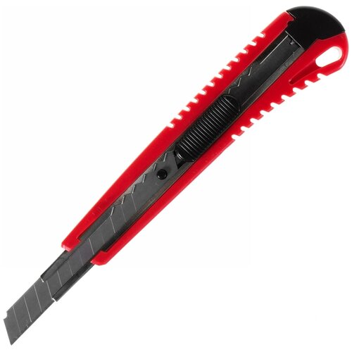 нож 9 мм пластиковая ручка Нож 9 мм металлическая направляющая, пластиковая ручка
