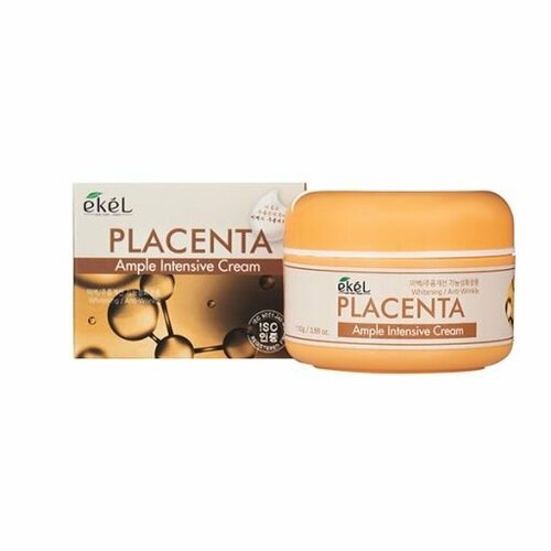 Крем для лица с экстрактом плаценты, EKEL Ample Intensive Cream Placenta, 100 мл