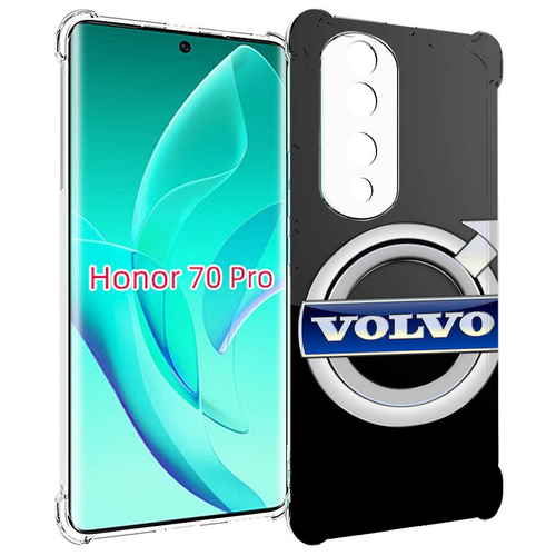 Чехол MyPads volco вольво 2 мужской для Honor 70 Pro / 70 Pro Plus задняя-панель-накладка-бампер