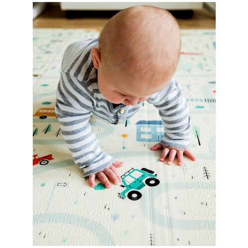 Детский коврик 180x200x1 /Детский развивающий коврик/Детский коврик для ползания/Коврик складной детский/Детский игровой коврик