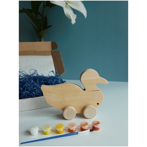 Набор для творчества Лошадка каталка деревянный