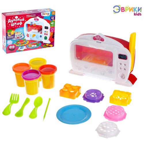 Набор для игры с пластилином Духовой шкаф световые и звуковые эффекты 2356₽