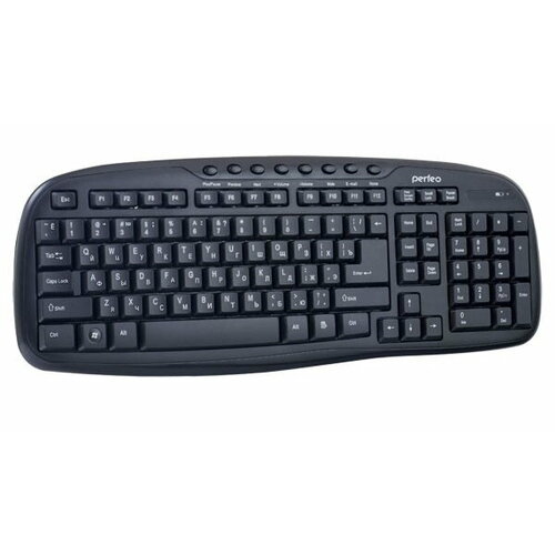 Клавиатура беспроводная Perfeo ELLIPSE Multimedia USB чёрная PF-5000 252800₽