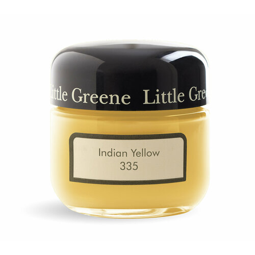 Пробник краски в/э акриловой Little Greene, цвет №335, INDIAN YELLOW, 60мл краска little greene intelligent satinwood в цвете 46 yellow pink 2 5 л