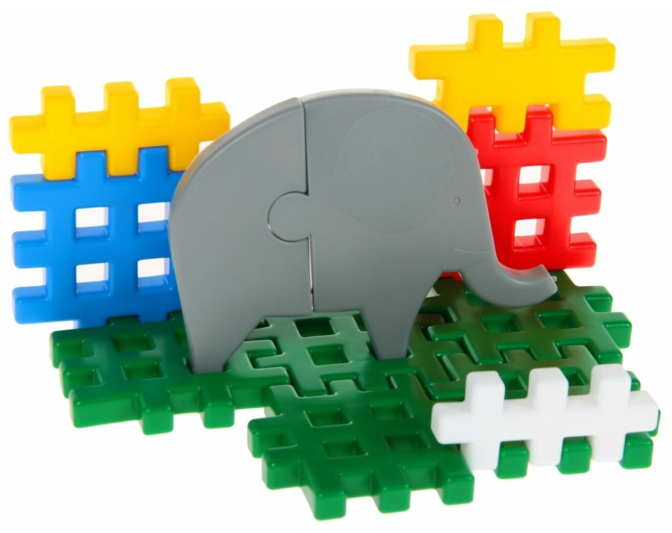 Конструктор Самоделкин-Зоопарк (117 эл.) 17,5х13,5 см