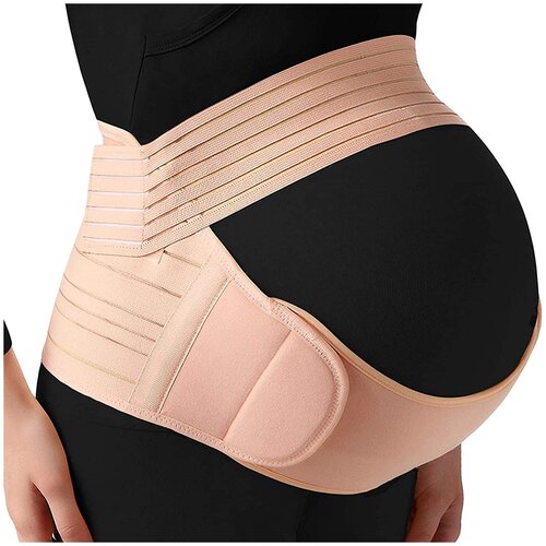 Пояс (бандаж) для беременных 4 в 1 universal, дородовой, послеродовой, бежевый, альмед M (80-110 см)