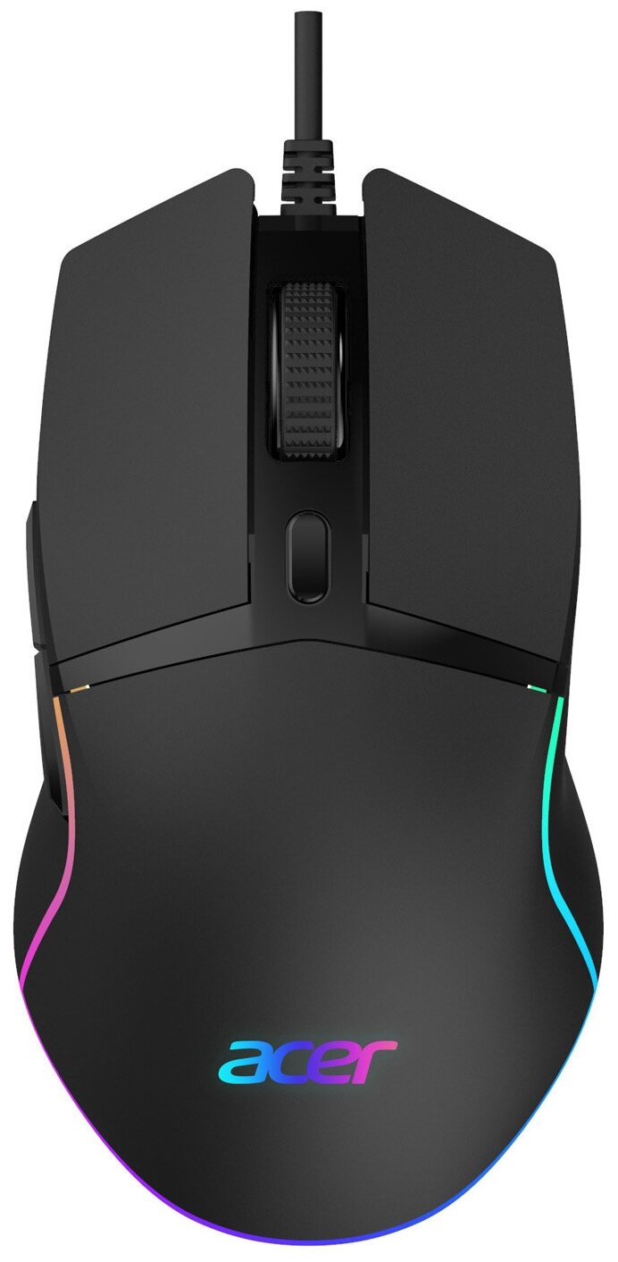Мышь Acer OMW121 черный оптическая 6400dpi USB 6but