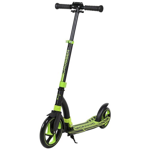 самокат tech team crosser 230 180мм nn004141 зелёный Городской самокат Tech Team Crosser (Green)