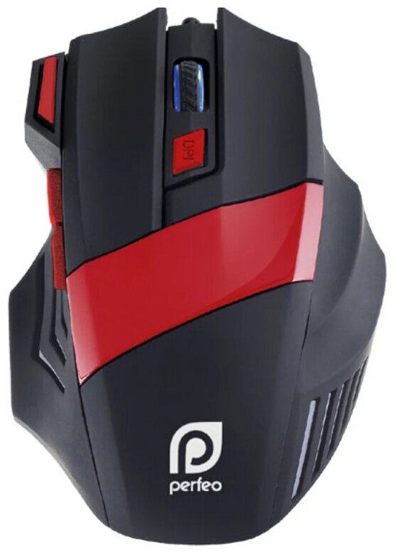 Perfeo мышь оптическая gear 7 кн USBчёрн-красн Game Design подсветка 6 цвет pf_5019