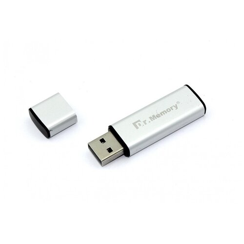 Флешка USB Dr. Memory 009 4GB, USB 2.0, серебристый