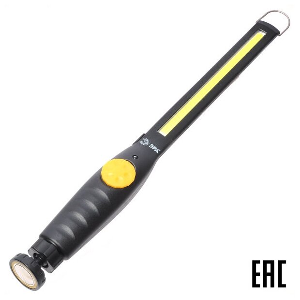 Ручной фонарь ЭРА AA-701, черный / желтый, 7.3Вт [б0036613] - фото №8
