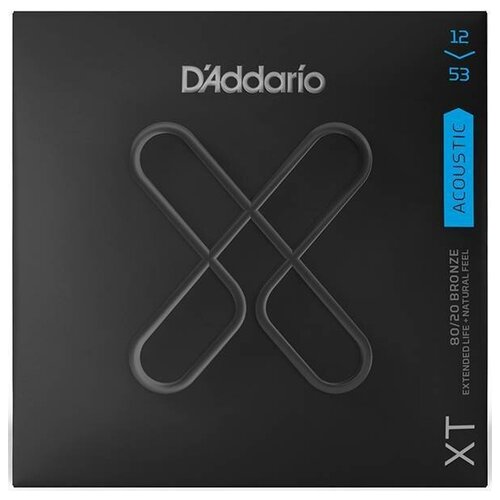 Струны для акустических гитар 12-53 D'addario XTABR1253